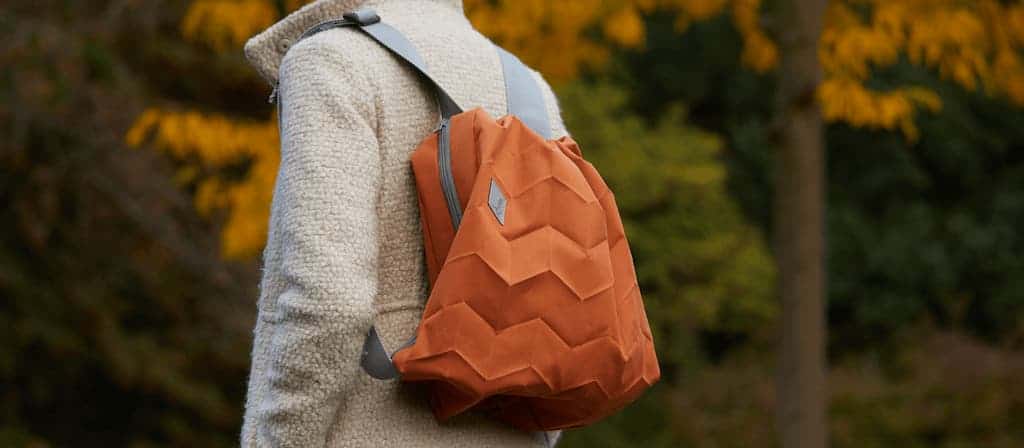 dryxx: Tasche - Shopper - Rucksack, hier als Rucksack in stylischer Farbe cotto